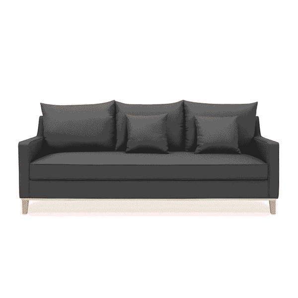 Minimalist Slate Gray Sofa