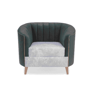Two-Tone Tub Chair