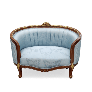 Victorian Curved-Back Settee